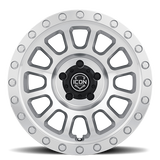 ICON Hulse 17 X 8.5 6 X 5.5 0mm Offset 4.75in BS Silver Machined