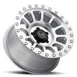 ICON Hulse 17 X 8.5 6 X 5.5 0mm Offset 4.75in BS Silver Machined