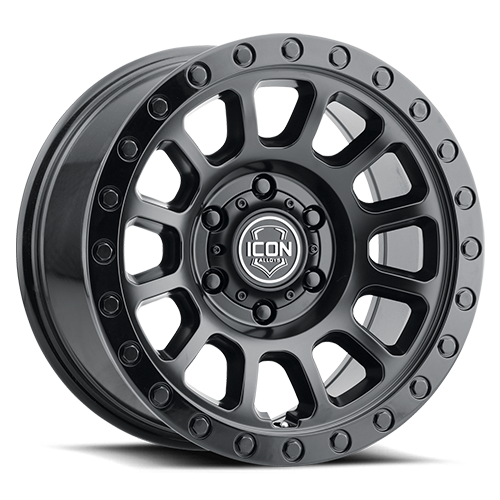 ICON Hulse 17 X 8.5 6 X 5.5 0mm Offset 4.75in BS Double Black