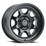 ICON Nuevo 17 X 8.5 6 X 5.5 0mm Offset 4.75in BS Satin Black