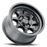 ICON Nuevo 17 X 8.5 6 X 5.5 0mm Offset 4.75in BS Satin Black