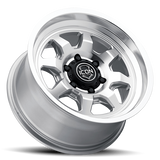 ICON Nuevo 17 X 8.5 5 X 5 6mm Offset 4.5in BS Silver Machined