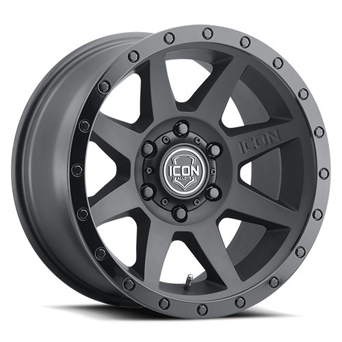 ICON Rebound 18x9 6x135 6mm Offset 5.25in BS 87.1mm Bore Double Black Wheel