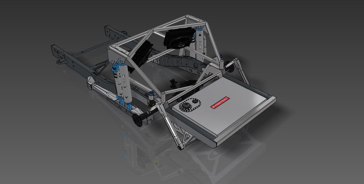 Kibbetech - 2019+ Chevy / GMC 1500 Rear Frame Plate Kit