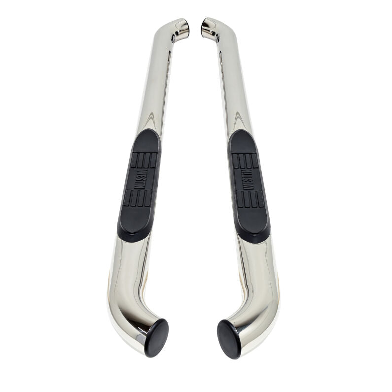 Westin 24-26 Toyota Tacoma Xtra Cab E-Series 3 Nerf Step Bars Stainless Steel