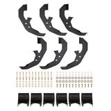 Westin 19-25 Chevy/GMC Silverado/Sierra 1500/2500/3500 Double Cab AT6 Running Boards Black