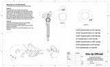 Under Axle Bar Mount, 3 in thru 3-3/8 in Axle, U-Bolts Down