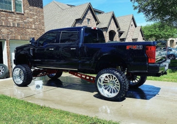 WICKED 17+ FORD F-250/350 SINGLE REAR WHEEL TRACTION BARS 0-8" LIFT