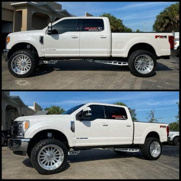 WICKED 17+ FORD F-250/350 SINGLE REAR WHEEL TRACTION BARS 0-8" LIFT