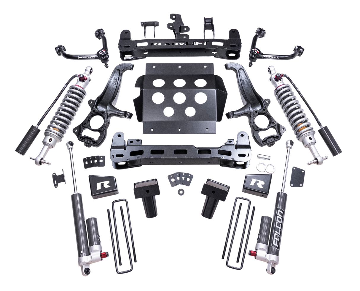 ReadyLIFT 42-39640 - 2019-2024 Chevrolet/GMC 1500 6'' MAX3.3 Suspension System with Falcon 3.3 Adjustable Shocks
