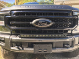 KD Fabworks 2020-2022 Ford Super Duty F-250/F-350 30" Single Row Curved Light Bar Mount