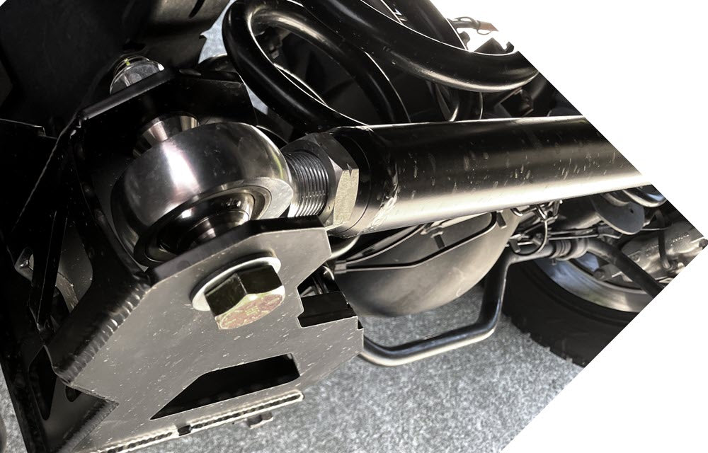 10-16" Lift Height Adjustable REAR Track Bar System installed