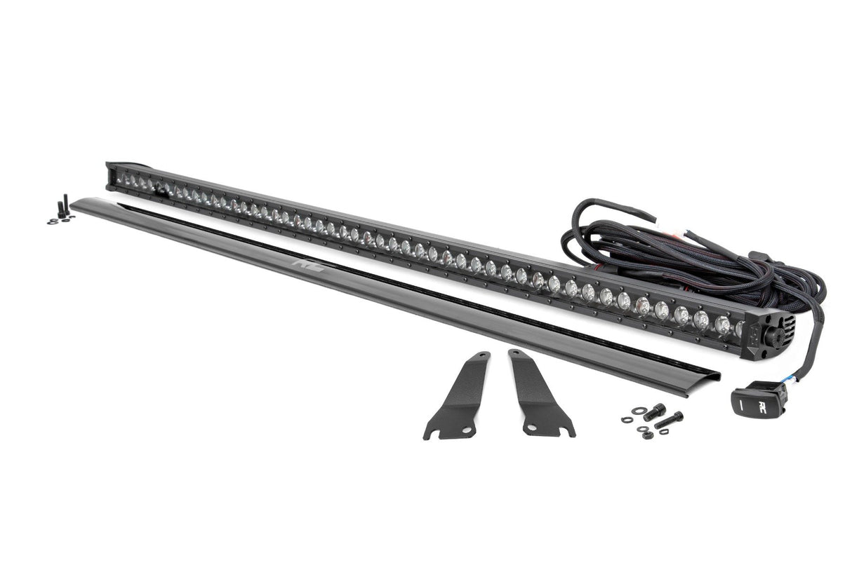 LED Light Kit | Cage Mount | 50" Black Single Row | Kawasaki Teryx 1000/Teryx 4 1000