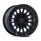 KMC Wheels MATTE BLACK W/ GLOSS BLACK LIP	 KM552 IMS