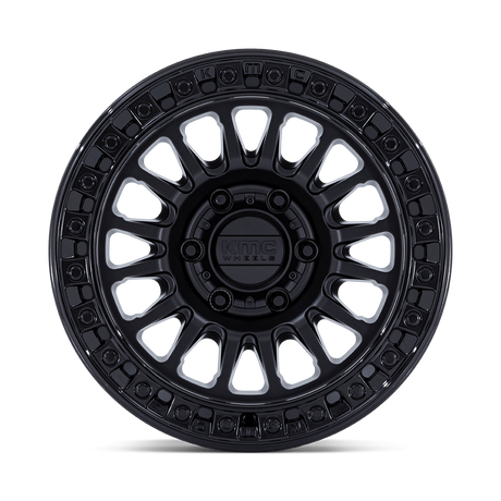 KMC Wheels MATTE BLACK W/ GLOSS BLACK LIP	 KM552 IMS