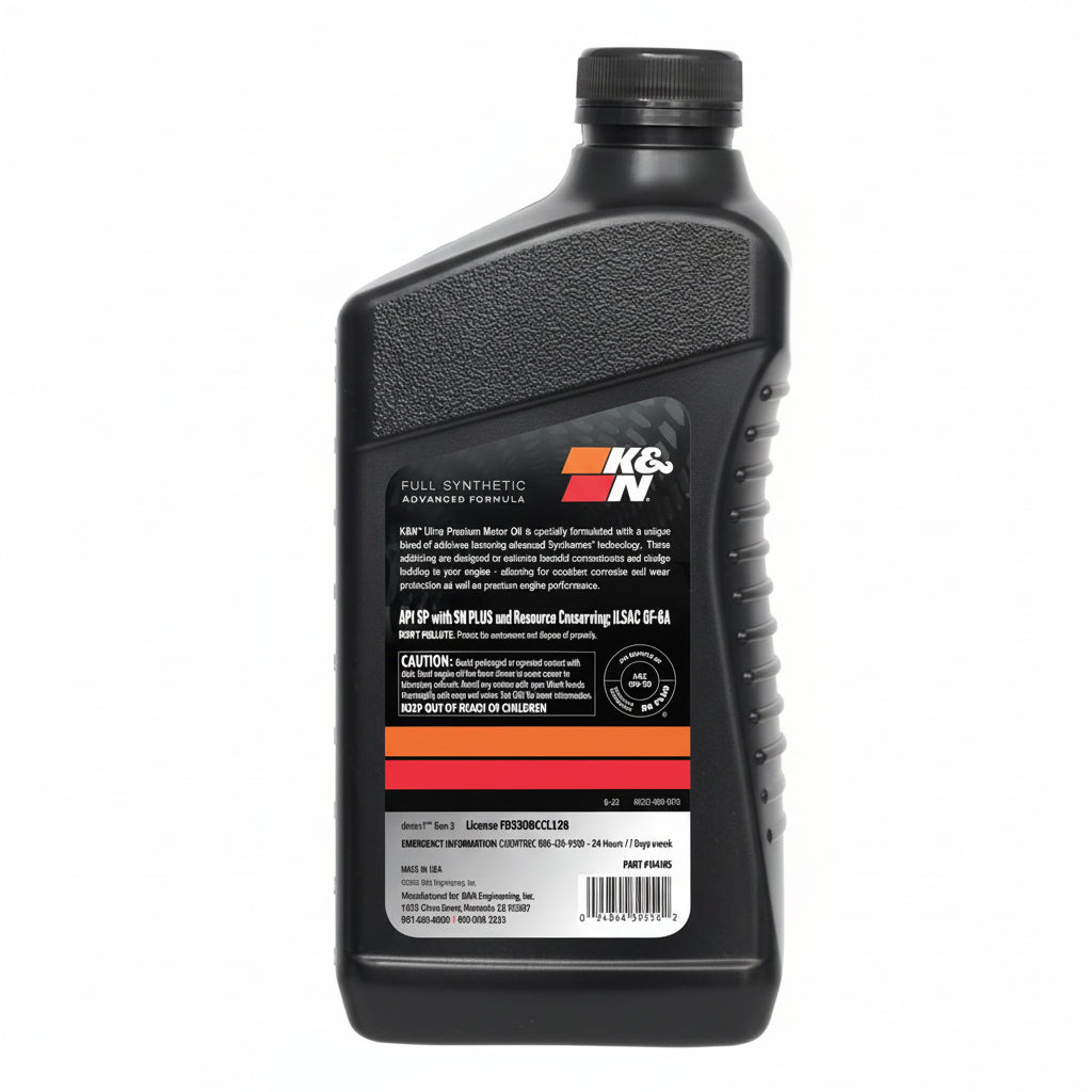 K&N 0W-20 Fully Synthetic Motor Oil - 1 Quart