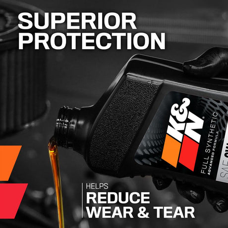 K&N 5W-40 Fully Synthetic Motor Oil - 1 Quart