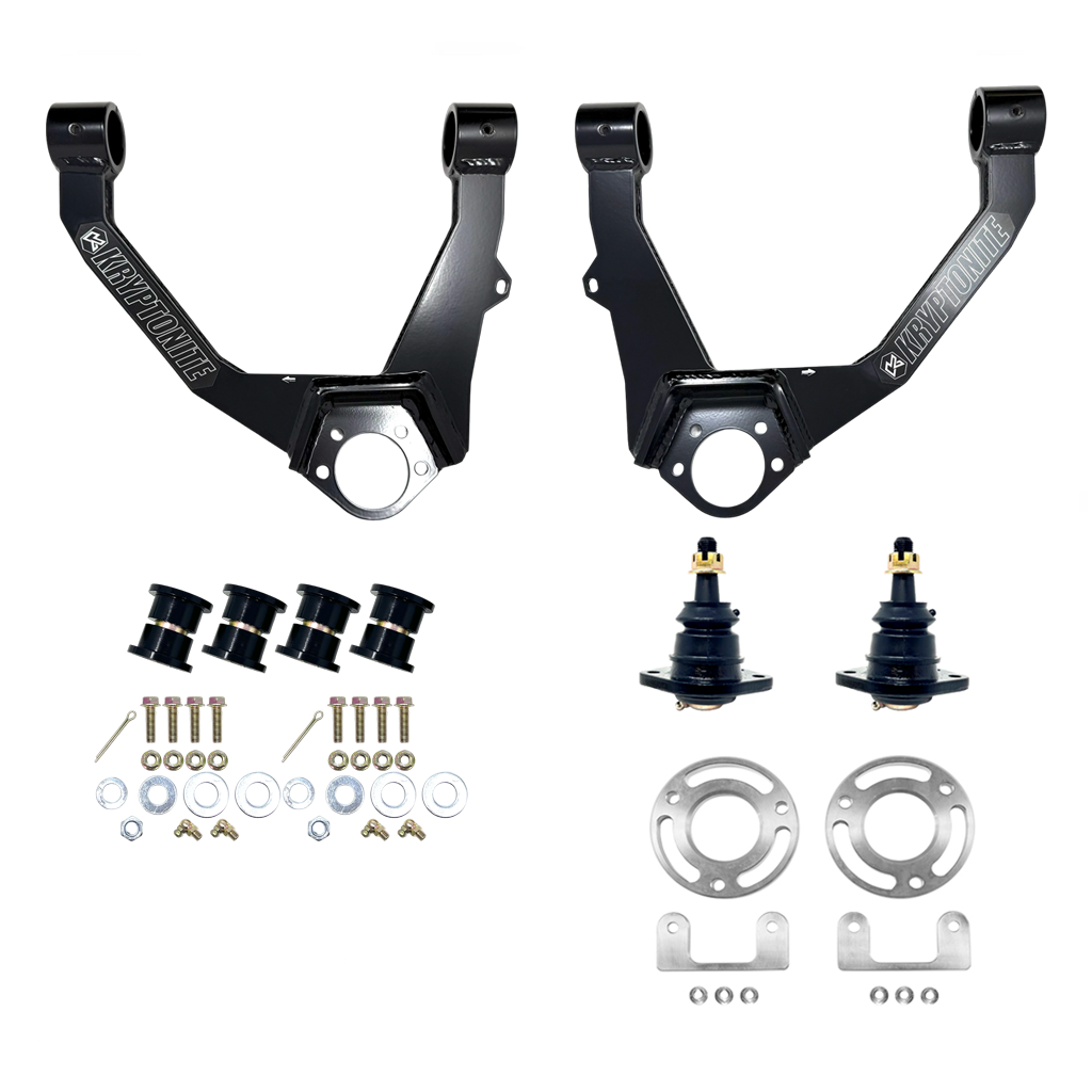 Kryptonite Stage 2 Leveling Kit for 2007–2018 1/2 Ton 6-LUG Chevy/GMC Trucks