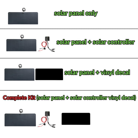 Ford Cargo Van (2008-Present) E250 E350 Lensun 110W Hood Solar Panel