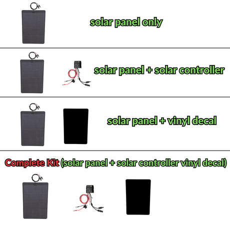 Ford Explorer (2016-Present) Lensun 60W Hood Flexible Solar Panel