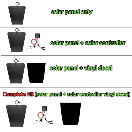 Ford F-150 (2015-2020) Lensun 90W Hood/Bonnet Flexible Solar Panel