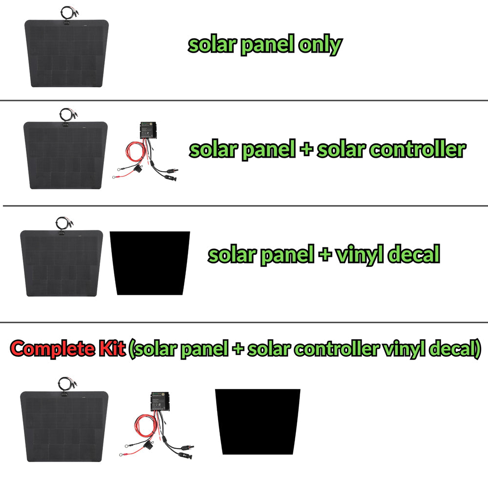 Toyota Tacoma 1st&2nd Gen(1995-2015) Lensun 110W Hood Solar Panel