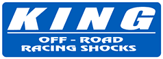 King Shocks 2005+ Ford F-250/F-350 4WD Rear 2.5 Dia Piggy Hose Reservoir Shock w/Adjuster (Pair)