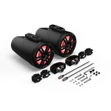 Rockford Fosgate M2 8in. Color Optix 2-Way Horn Loaded Wake Tower Speakers (Pair) - Black