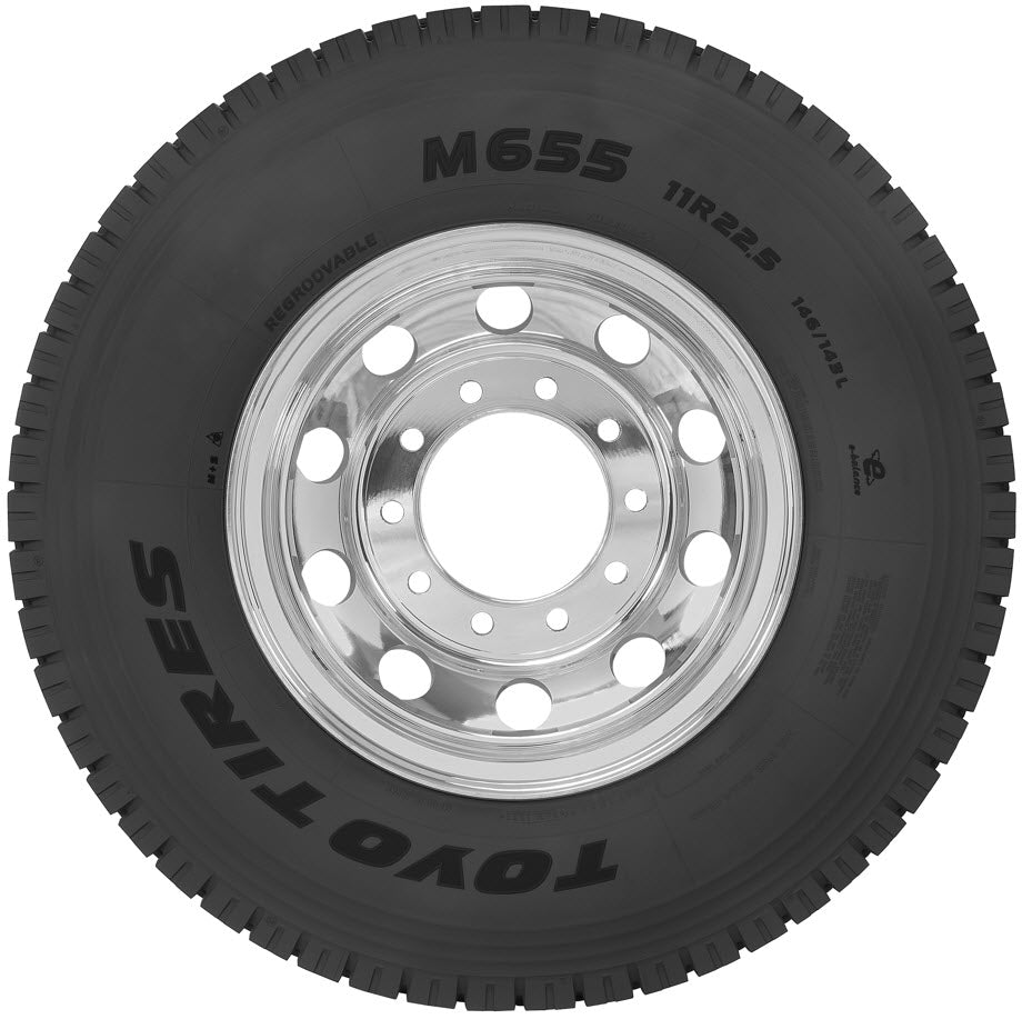 Toyo M655 Tire - 11R24.5 149/146L H/16