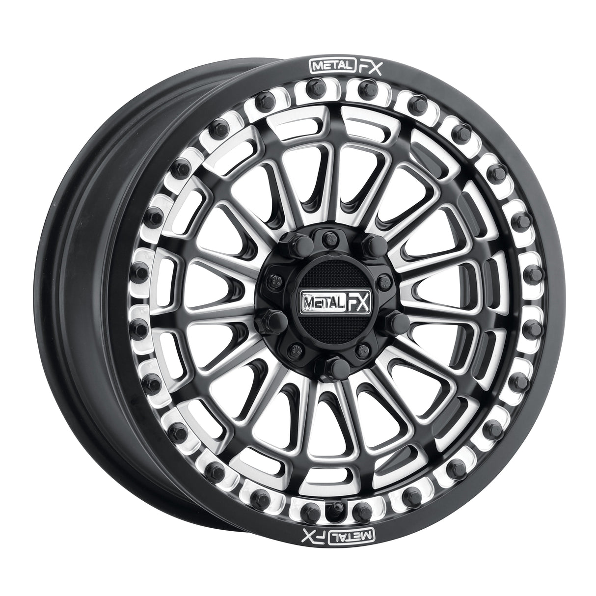 Delta R Beadlock | Satin Black Contrast Cut