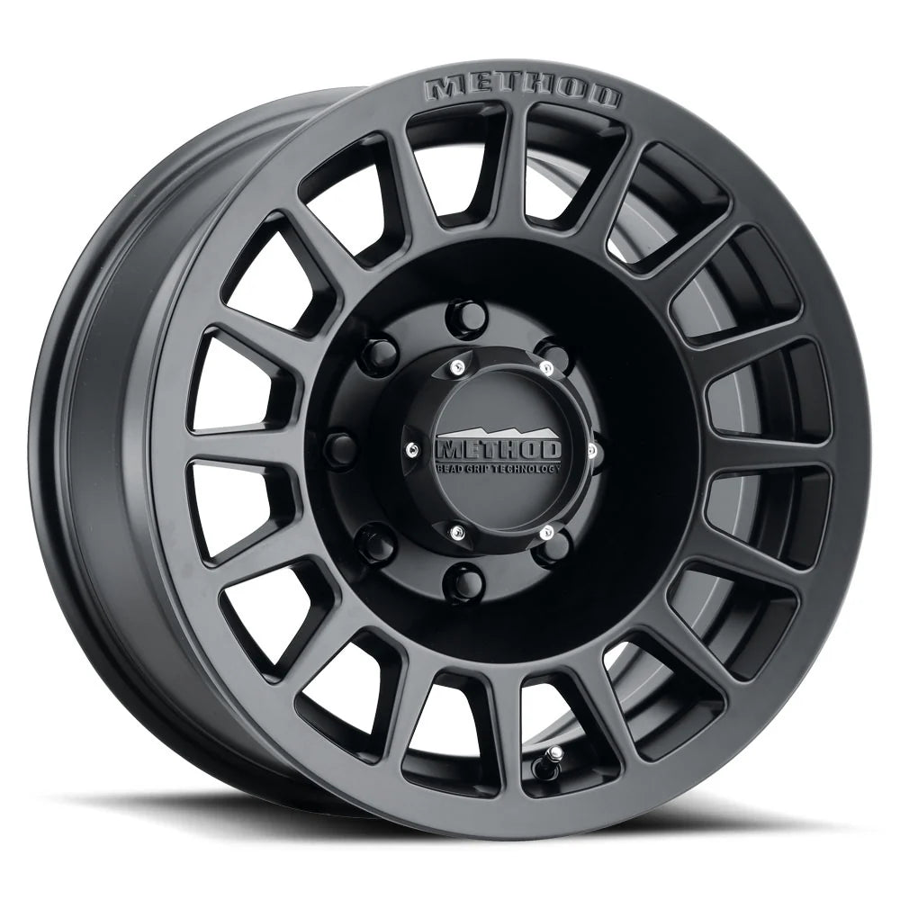 Method MR707 Bead Grip 17x7.5 50mm Offset 6x130 BP 84.1mm CB 6.2in BS Matte Black Wheel