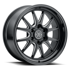 Method MR802 Raised Double Black Milled Wheel