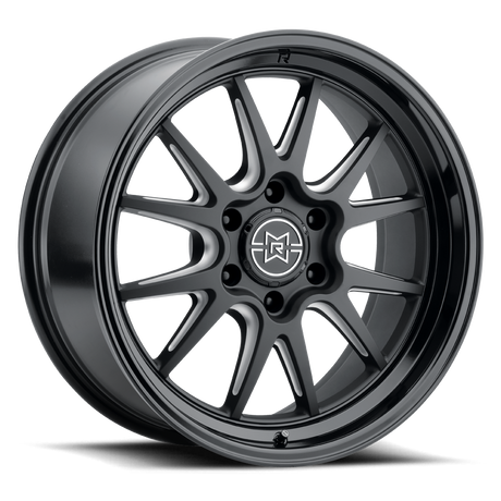 Method MR802 Raised Double Black Milled Wheel