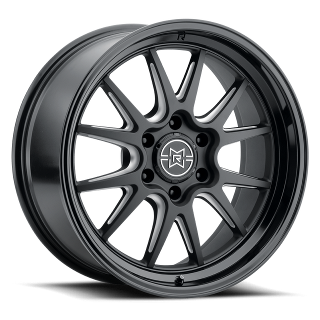 Method MR802 Raised Double Black Milled Wheel