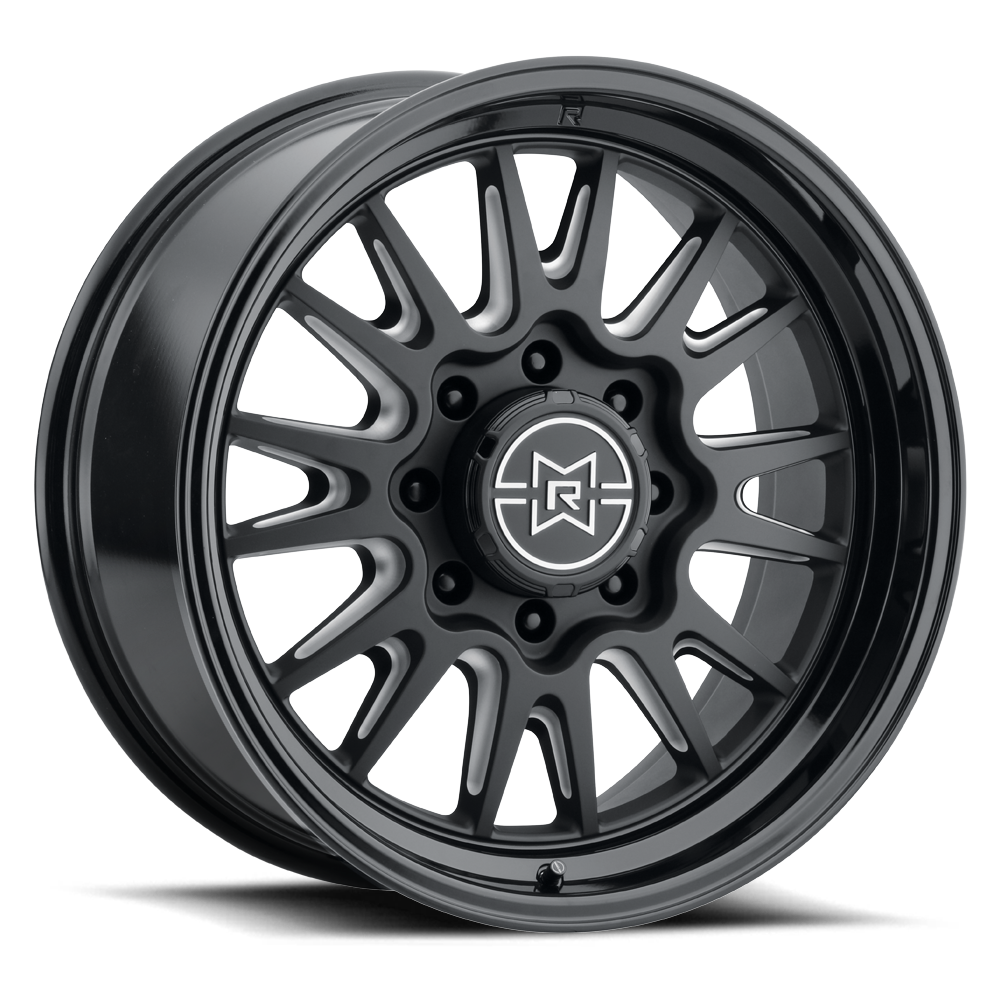 Method MR802 Raised Double Black Milled 8-Lug Wheel