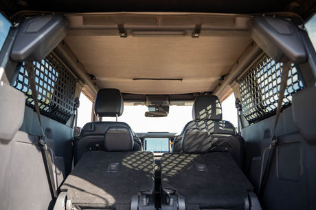 DV8 21-24 Ford Bronco 2-Door Rear Window Pocket Molle Panels