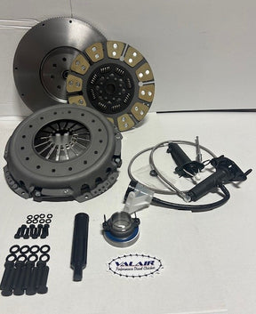 Valair 2005-2018 Dodge/Ram 2500/3500 5.9L/6.7L Cummins G56 6-Speed HD Ceramic/Kevlar Single Disc Clutch Kit w/ Solid Flywheel Conversion - 500HP/1000 ft-lb