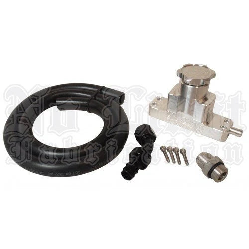 No Limit Fabrication 6.4 Premium Crank Case Vent Kit Polished