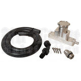 No Limit Fabrication 6.4 Premium Crank Case Vent Kit Polished