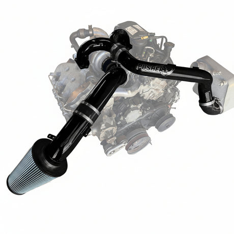 Pusher Intake System 2015-16 Ford F250/350 6.7L Powerstroke - Black