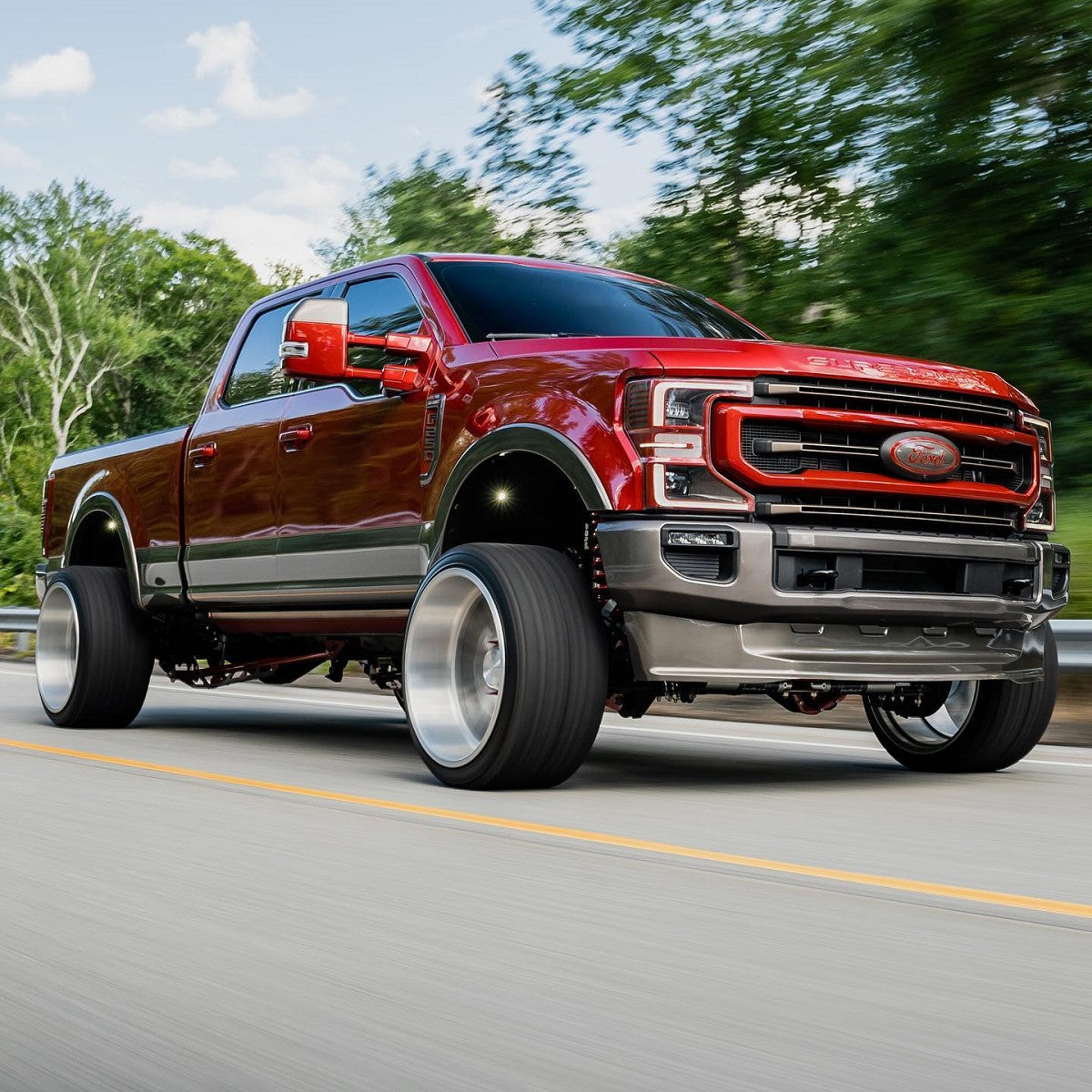 PMF SD 3.5" Alpha (Short Bed, Short Arm 4-Link w/ Flex Joints) Ford F-250/F-350/F-450 2017-2022