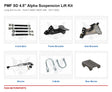 PMF SD 4.5 inch Alpha Suspension Lift Kit - Long Arm 4-Link | Ford F-250/F-350/F-450 | 2017-2022 - kit components