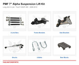 PMF 7 inch Alpha Suspension Lift Kit - Long Arm 4-Link | Ford F-250/F-350 | 2008-2010 - kit components