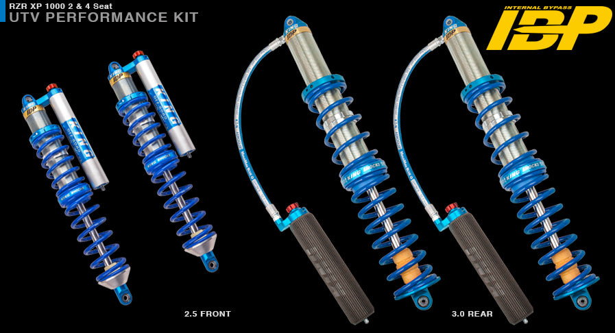 King Shocks Polaris RZR 800 Rear 2.0 Piggyback Coilover w/ Adjuster