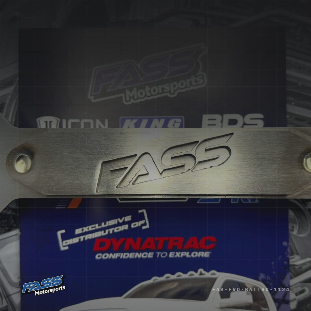 FASS Fabrication 2011-2023 6.7L Powerstroke Battery Hold Downs