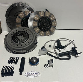 Valair 2005-2018 Dodge/Ram 2500/3500 5.9L/6.7L Cummins G56 6-Speed Quiet Ceramic Spring Hub Dual Disc Clutch Kit w/ Nodular Iron Flywheel - 700HP/1400 ft-lb