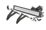 LED Light Kit | Bumper Mount | 20" Chrome Dual Row | Amber DRL | Ram 1500 (19-24)