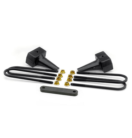 ReadyLIFT 66-2014 - 2011-2016 Ford F250/F350/F450 4'' Flat Rear Block Kit with Carrier Bearing Spacer for 2 Piece Drive Shaft