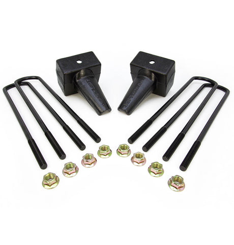 ReadyLIFT 66-2025 - 2011-2016 Ford F250/F350/F450 5'' Tapered Rear Block Kit for 1 Piece Drive Shaft, 16.5'' U-Bolts