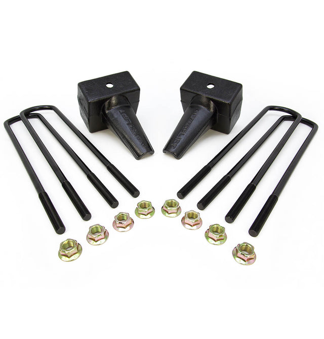 ReadyLIFT 66-2025 - 2011-2016 Ford F250/F350/F450 5'' Tapered Rear Block Kit for 1 Piece Drive Shaft, 16.5'' U-Bolts